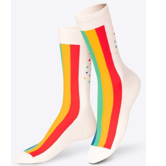 ❤️BUY 2 GET 1 FREE Eat My Socks Rainbow Cake Unisex Socks, Retail $15.99US - Picture 2 of 14